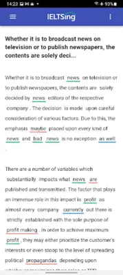 IELTSing android App screenshot 0