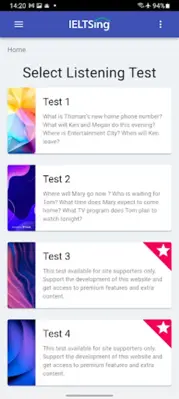 IELTSing android App screenshot 2